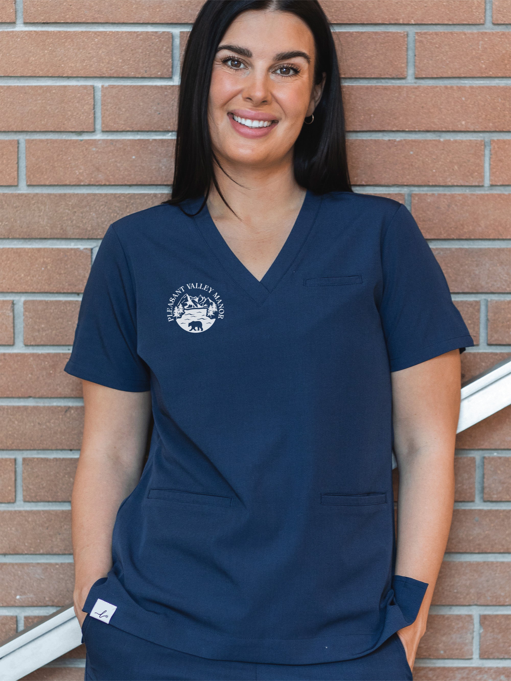 Pleasant Valley Manor - Codi Scrub Top