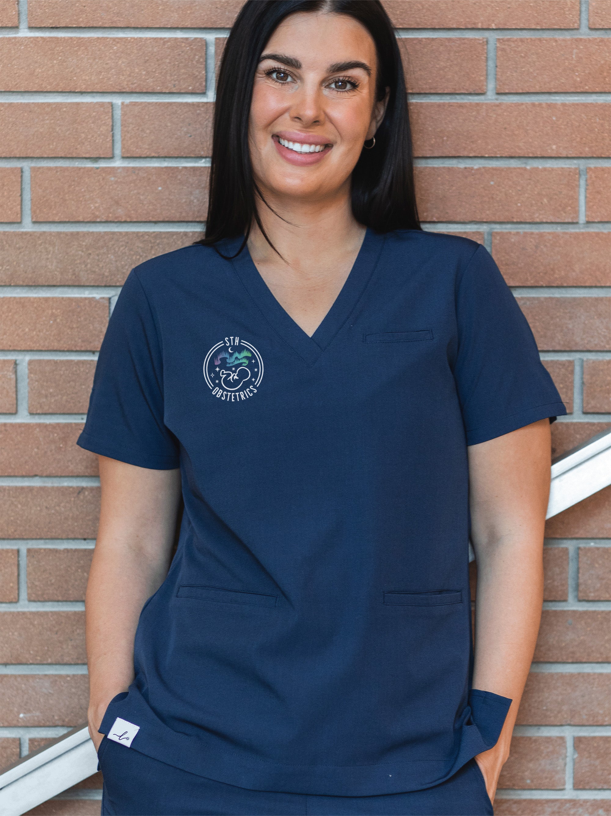 Stanton Territorial Hospital Obstetrics - Round 2 - Codi Scrub Top