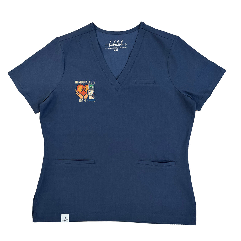 Regina General Hospital Hemodialysis Unit - Round 2 - Codi Scrub Top
