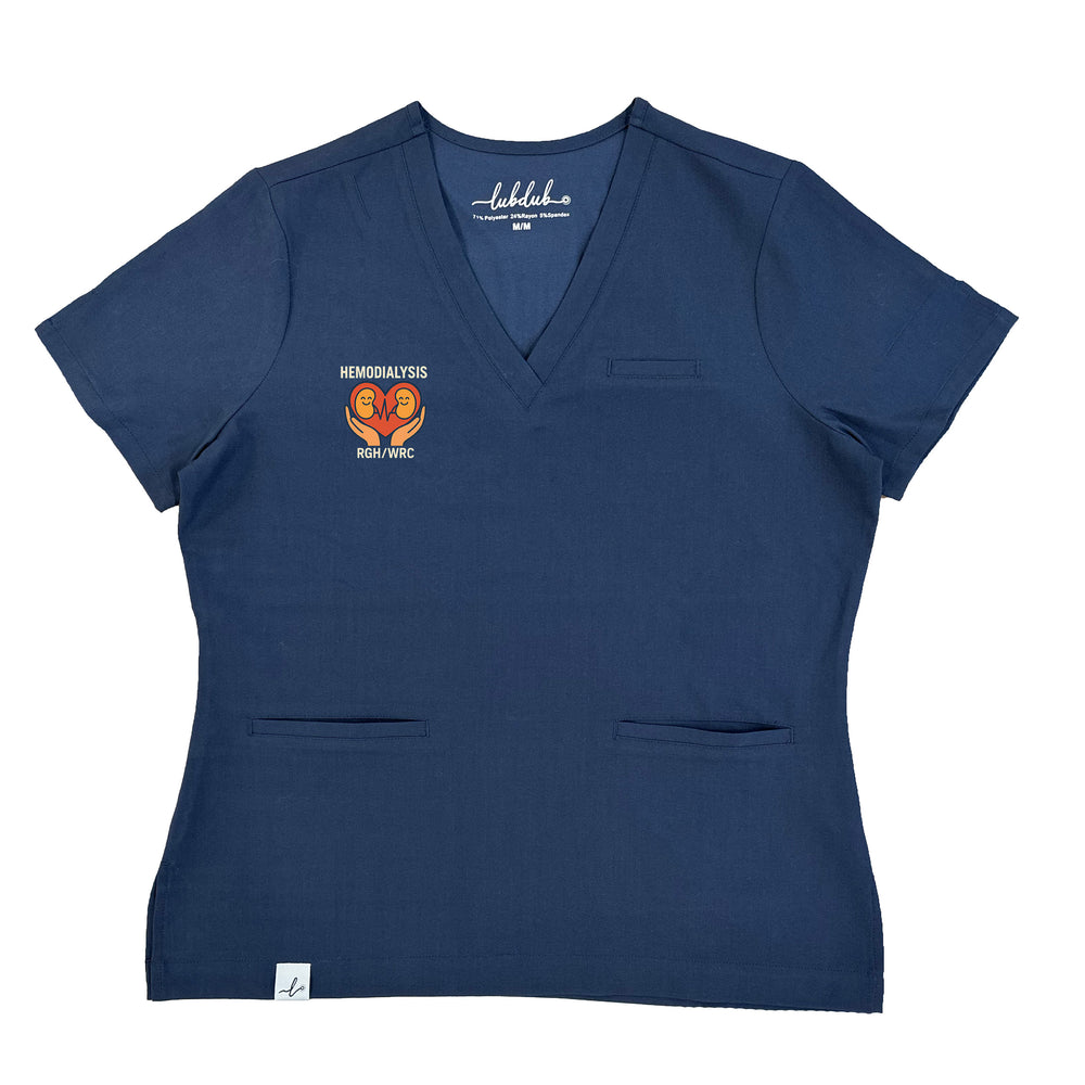 Regina General Hospital Hemodialysis Unit - Round 2 - Codi Scrub Top