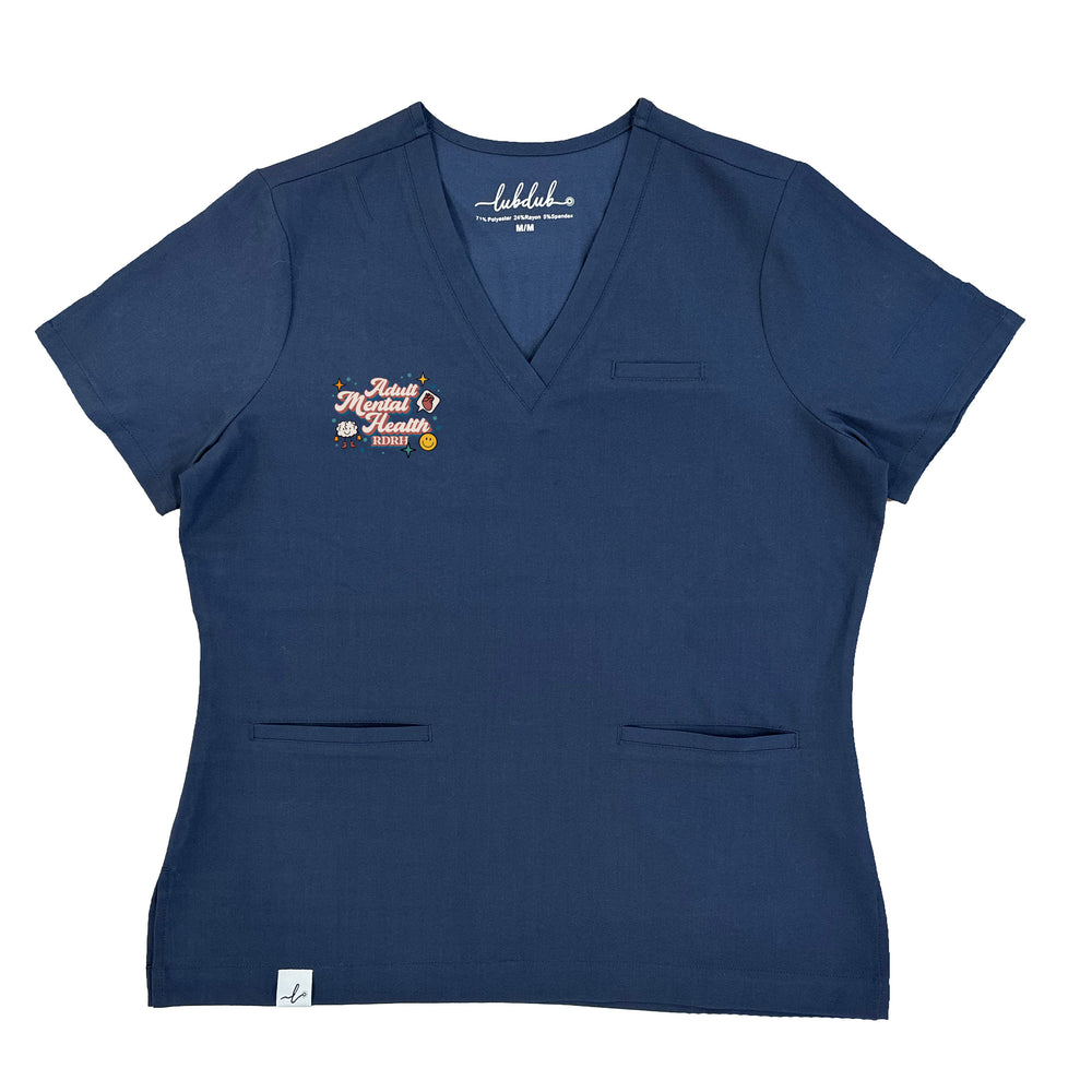 Red Deer Regional Hospital Unit 34/36 Mental Health and Addictions - Round 2 - Codi Scrub Top