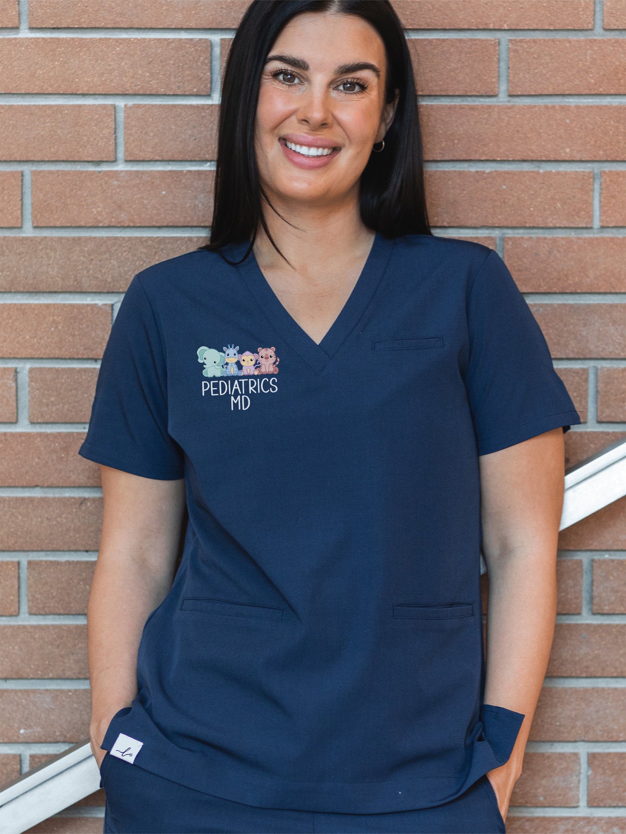 Stollery Children's Hospital Pediatric Residents - Codi Scrub Top