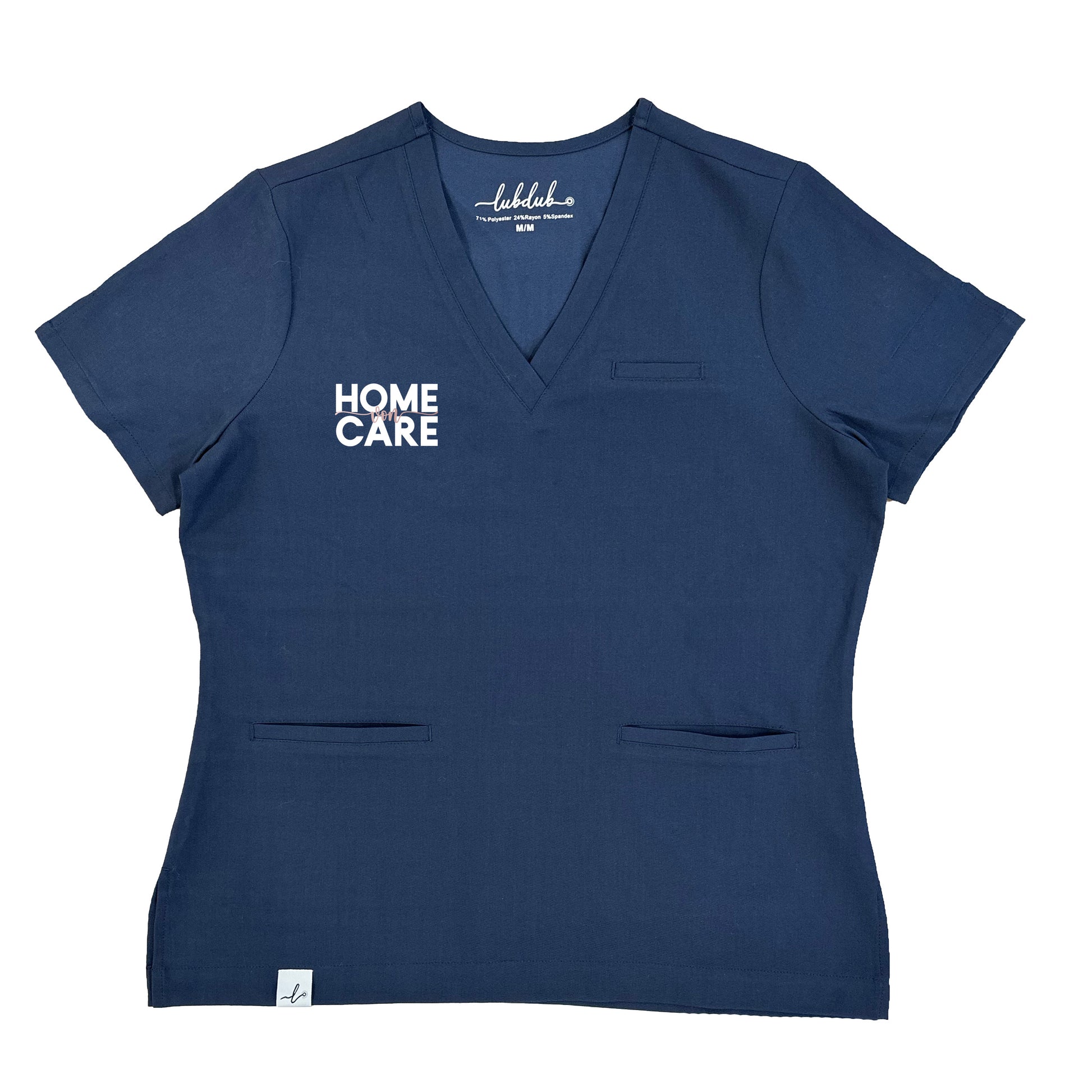 Von Home Care - ONA Local 7 - Codi Scrub Top - Lubdub Apparel
