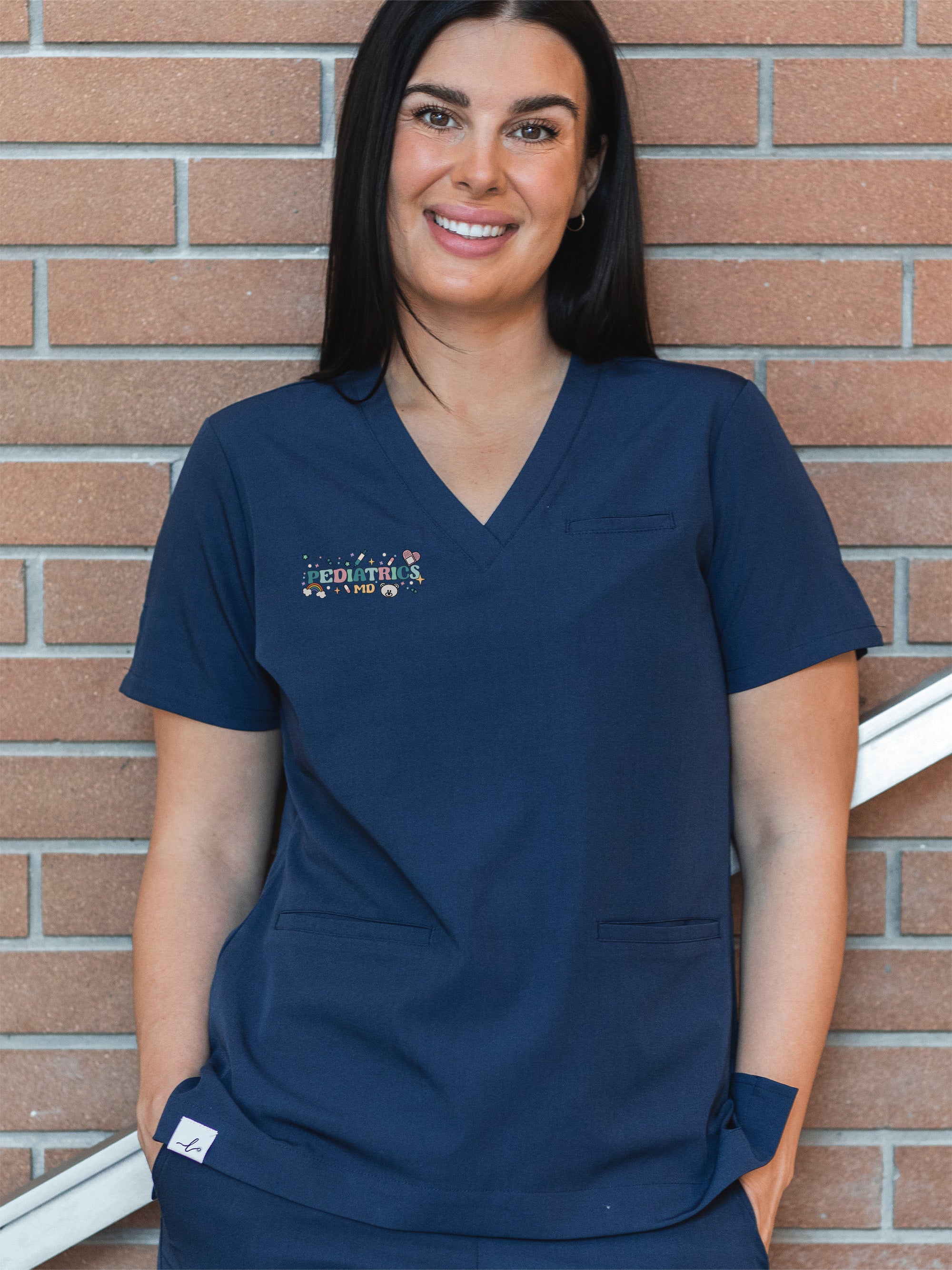 Stollery Children's Hospital Pediatric Residents - Codi Scrub Top