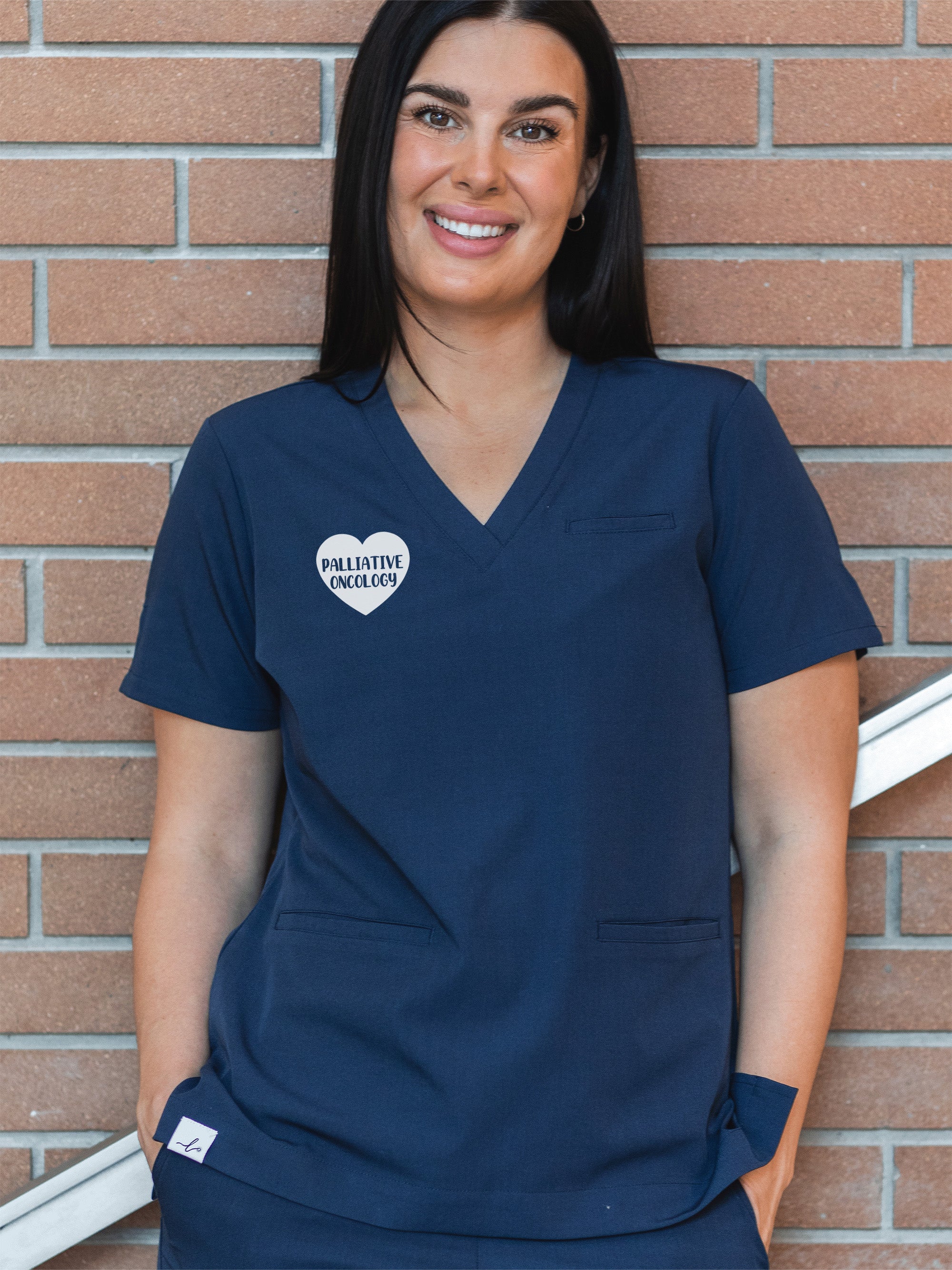 Arthur J.E. Child Cancer Centre - Unit 95/125 - Palliative Oncology - Codi Scrub Top