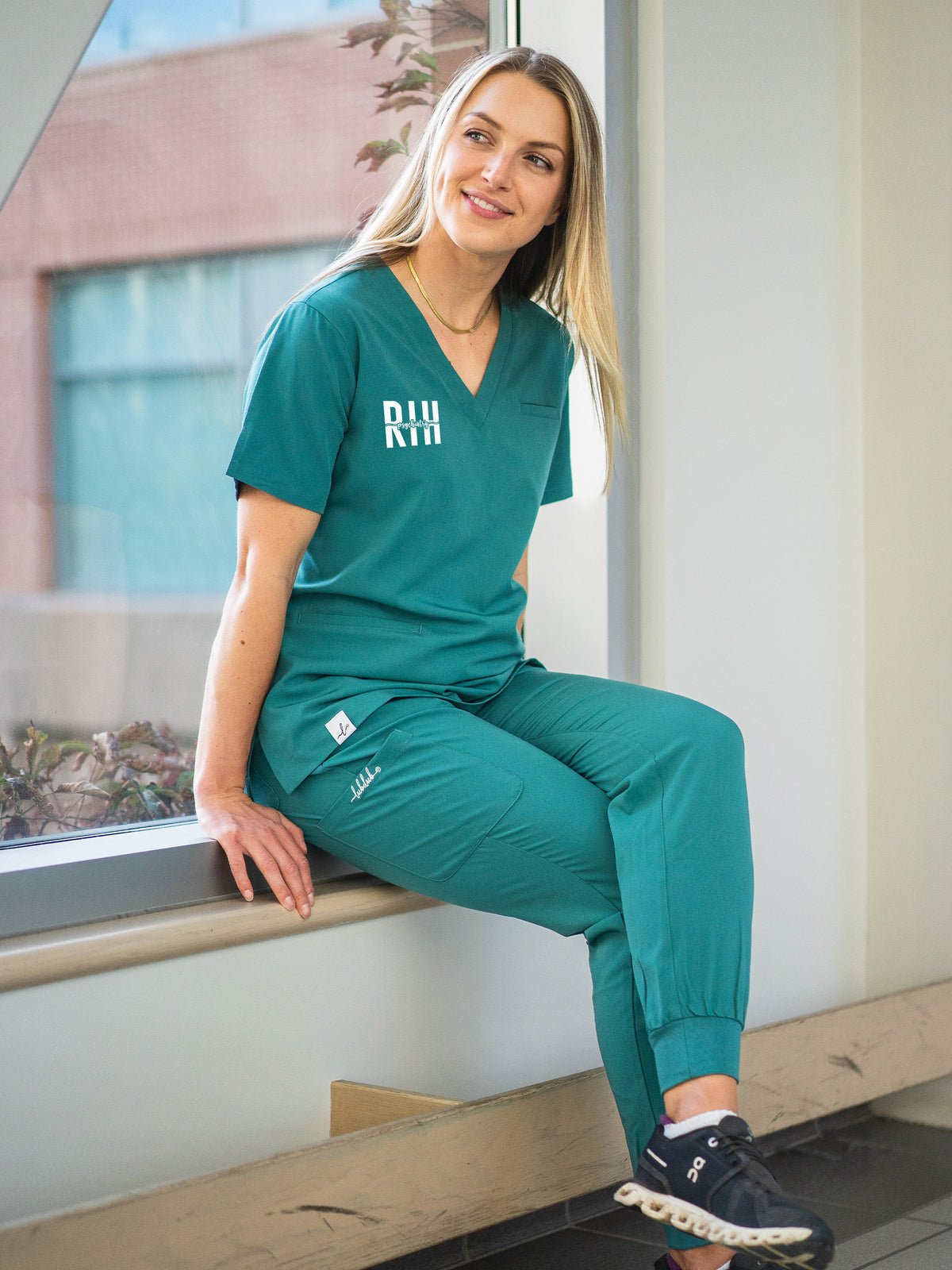Royal Inland Hospital Mental Health & Substance Use (RIH MHSU) - Round 3 - Codi Scrub Top