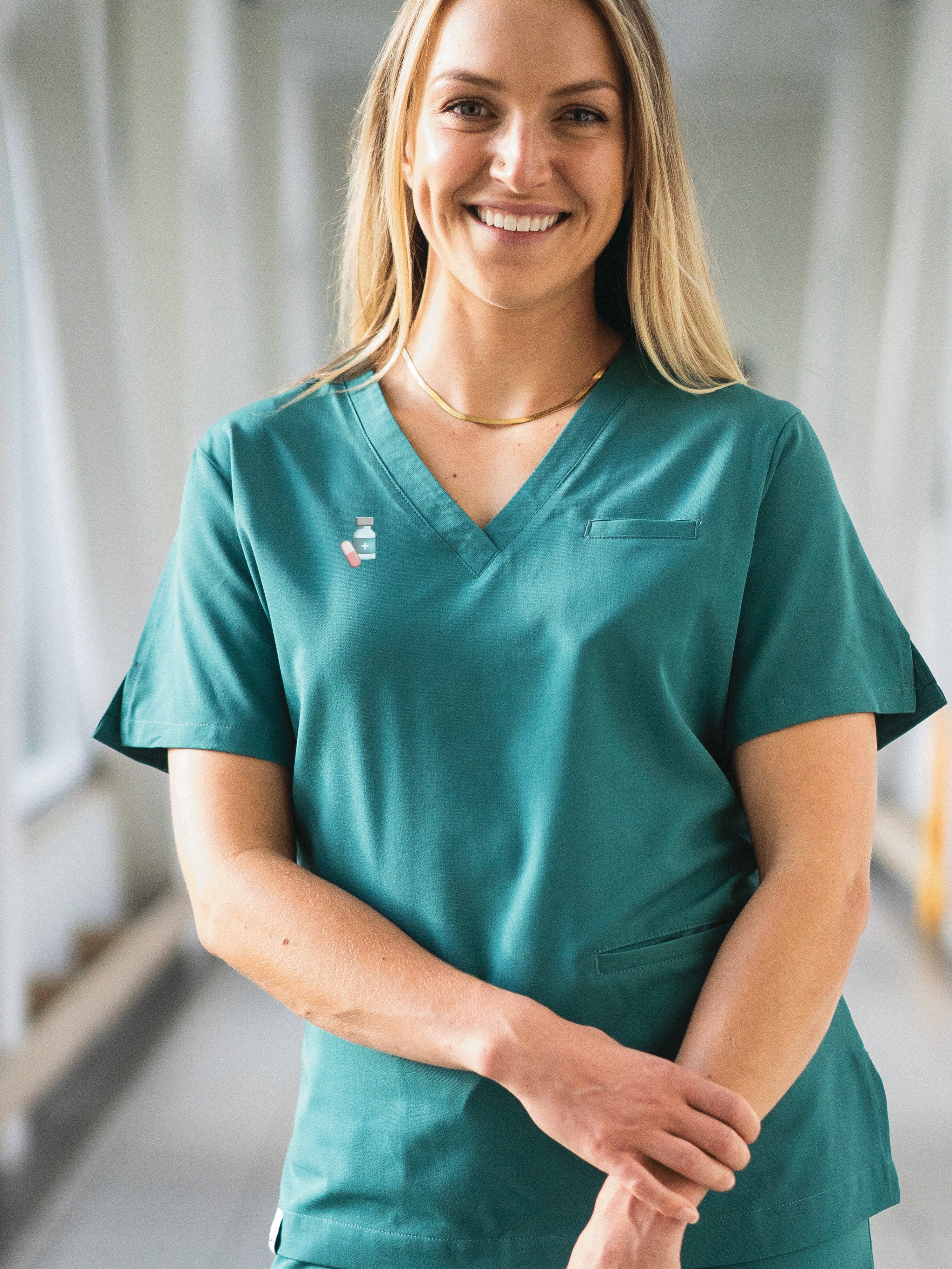 Emblem - Codi Scrub Top