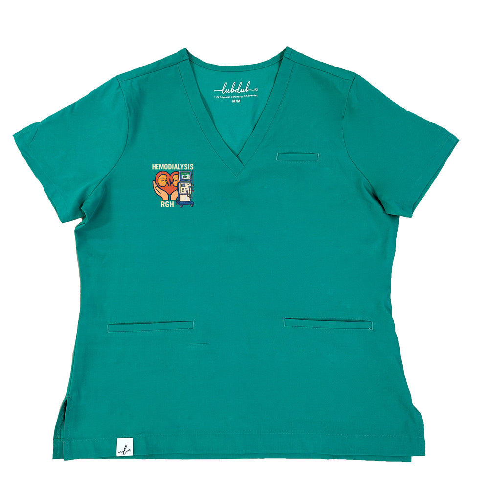 Regina General Hospital Hemodialysis Unit - Round 2 - Codi Scrub Top