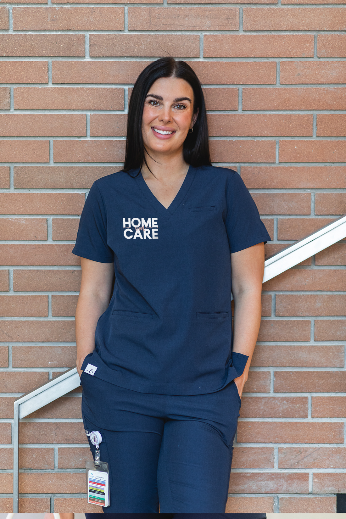 Von Home Care - ONA Local 7 - Codi Scrub Top - Lubdub Apparel