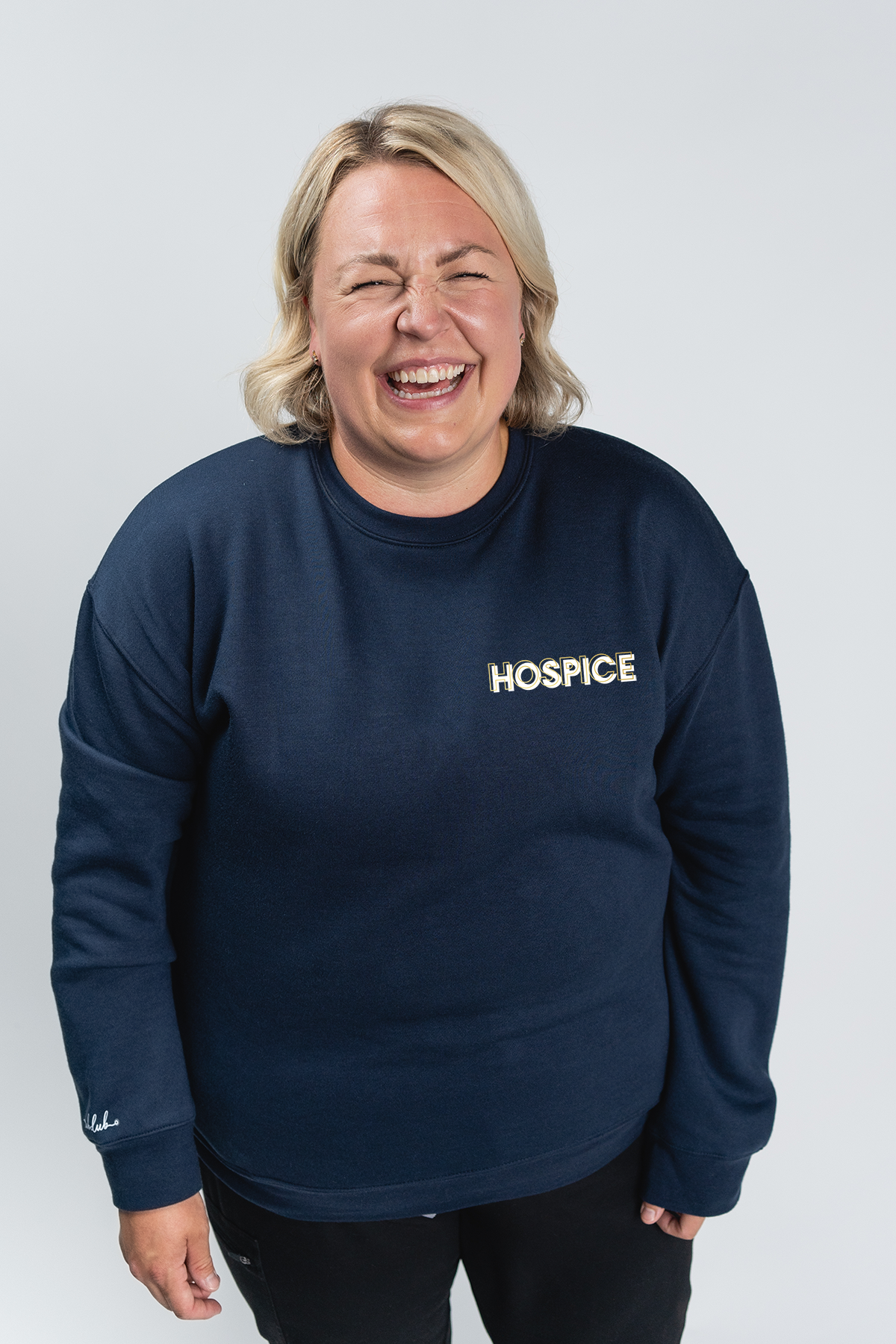 Hospice Creds - Pocketed Crew Sweatshirt