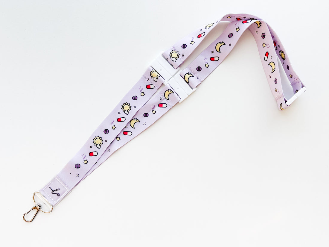 Lanyard - 1" 3-Point Break-away - Lubdub Apparel