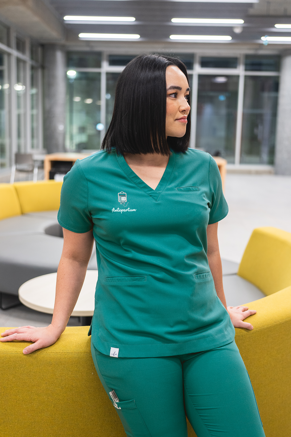 Emblem - Rosa Scrub Top