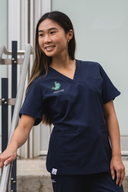 Kawaii - Rosa Scrub Top