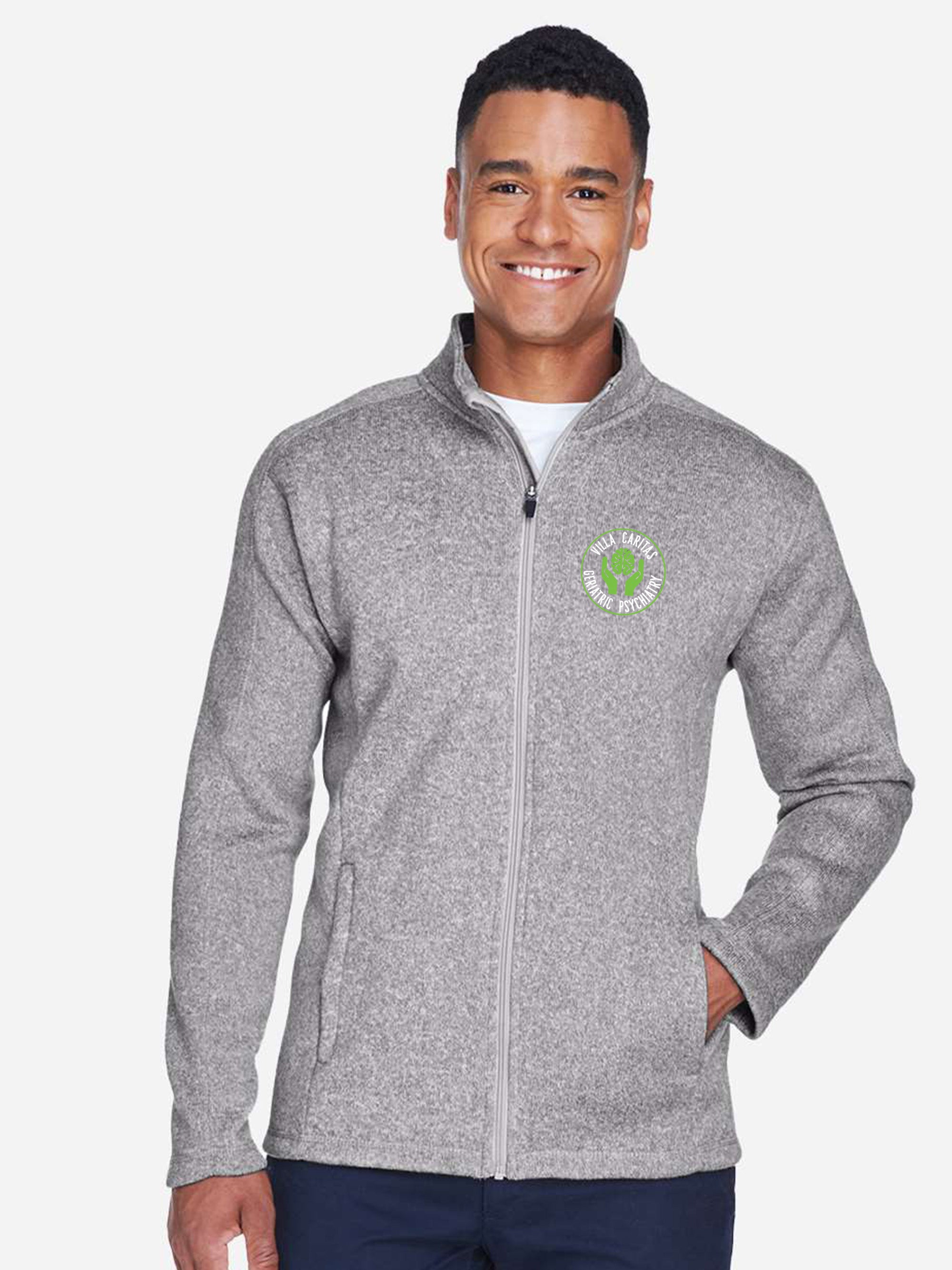 Villa Caritas Hospital - Geriatric Psychiatry - Round 2 -DreamKnit Warm up Jacket - Men's
