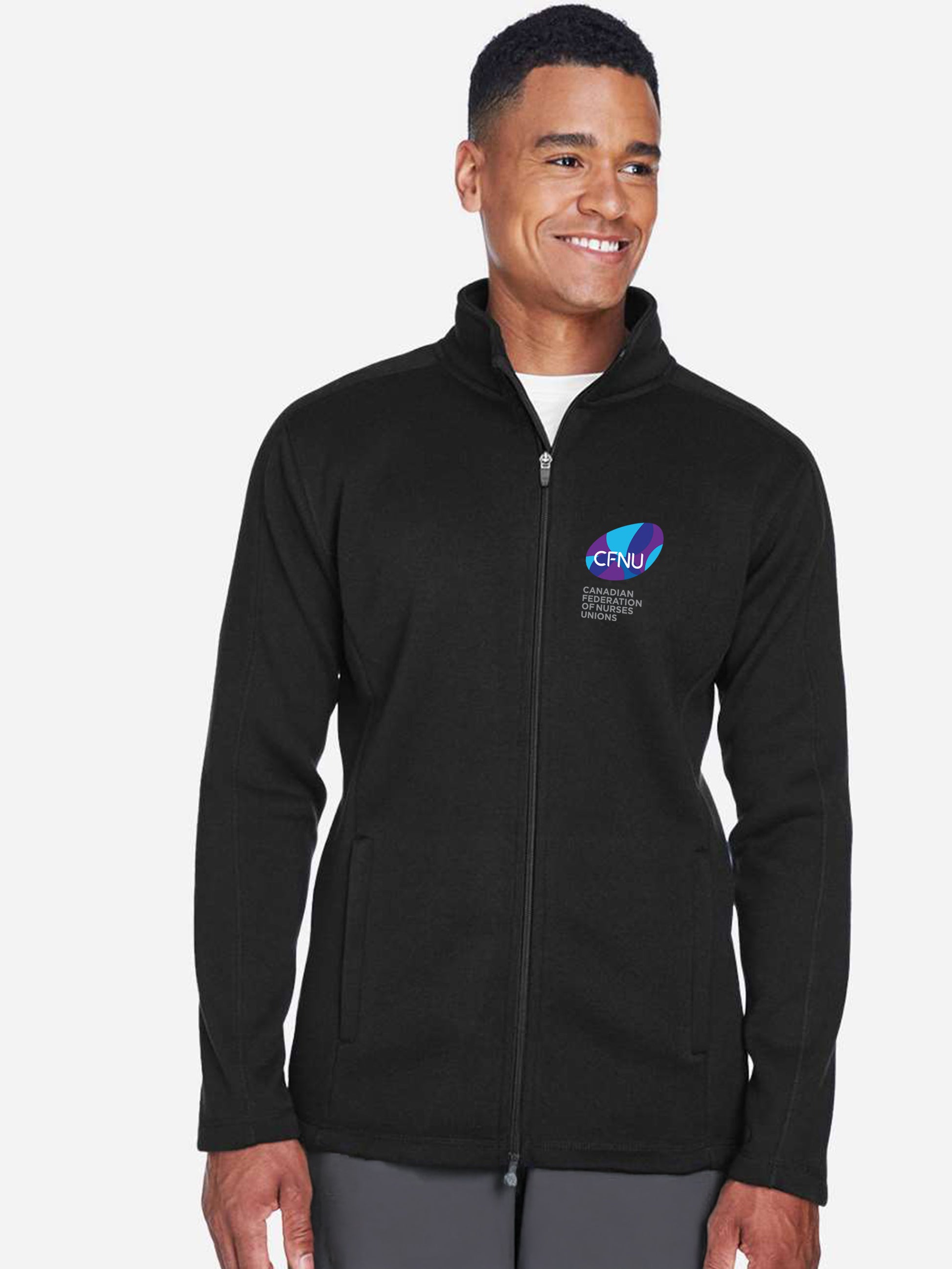 Canadian Federation of Nurses - DreamKnit Warm up Jacket - Men's - Lubdub Apparel