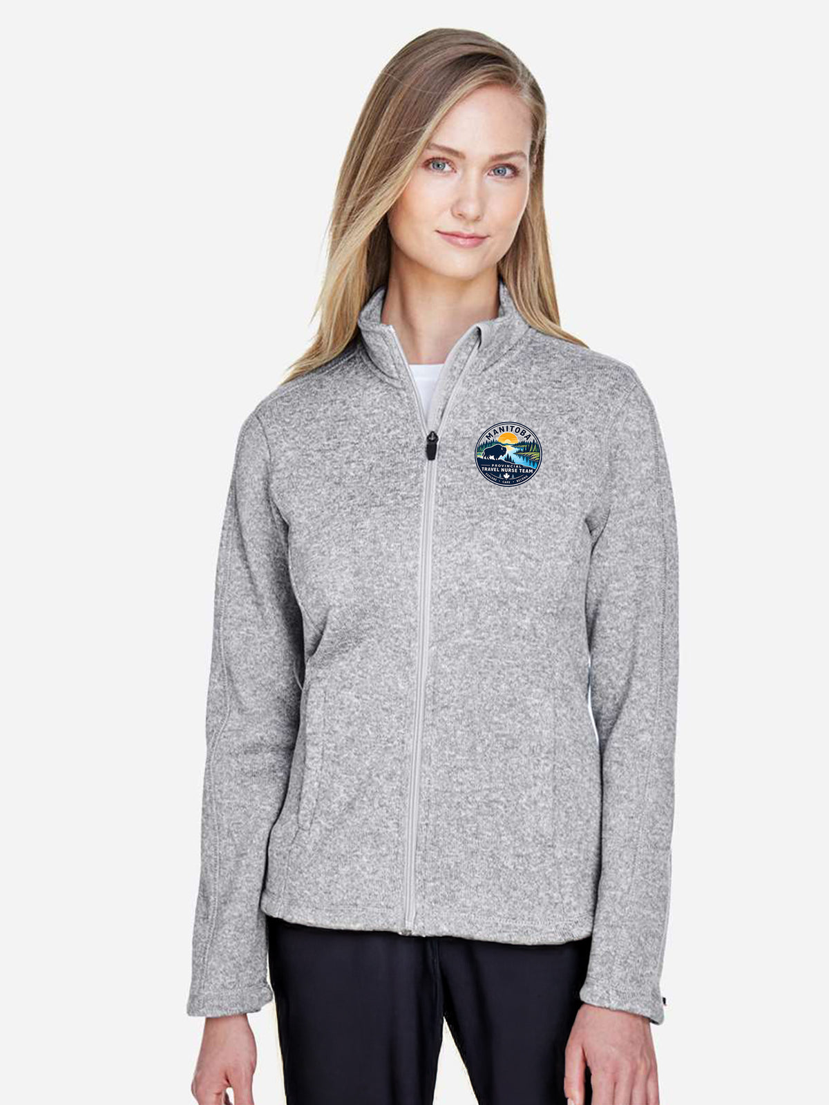 Provincial Travel Nurse Team - DreamKnit Warm up Jacket - Women's