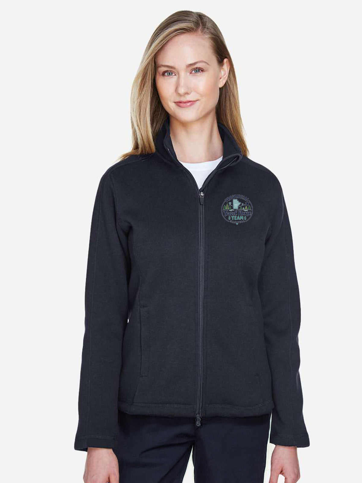 Provincial Travel Nurse Team - DreamKnit Warm up Jacket - Women's