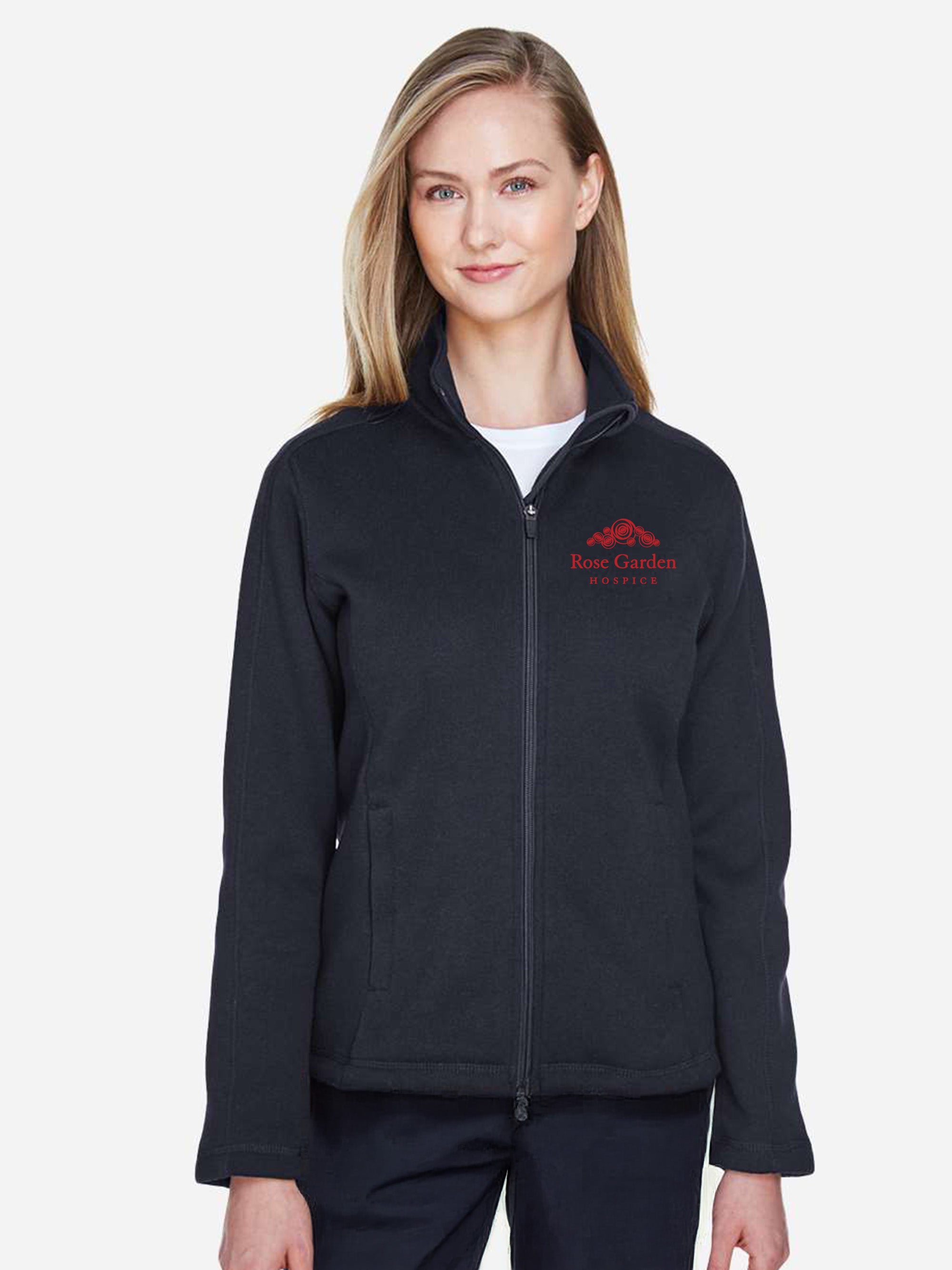 Rose Garden Hospice - Round 2 - DreamKnit Warm up Jacket - Women's - Lubdub Apparel
