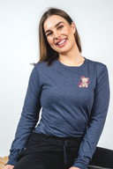 Floral Sketch - Long Sleeve Shirt