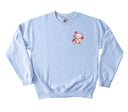 Floral Sketch - Non-Pocketed Crew Sweatshirt