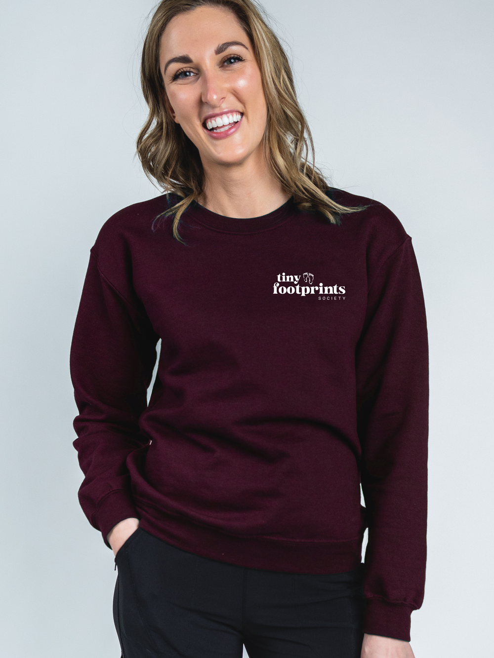Tiny Footprints Fundraiser 2025 - Non-Pocketed Crew Sweatshirt