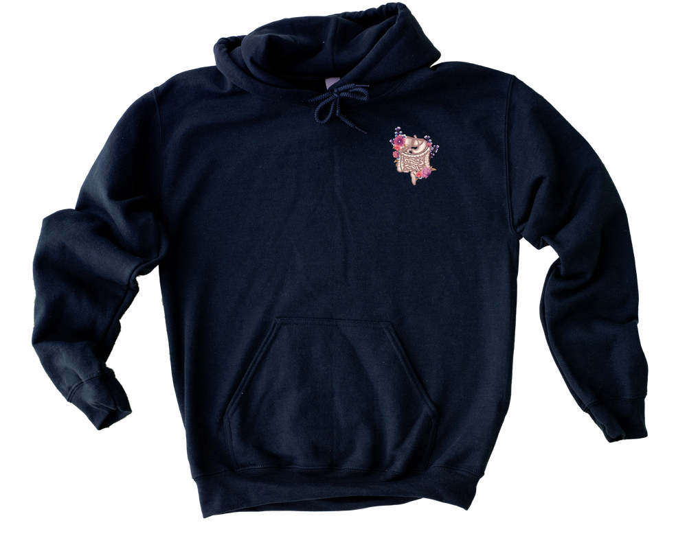 Floral Sketch - Everyday Hooded Sweatshirt