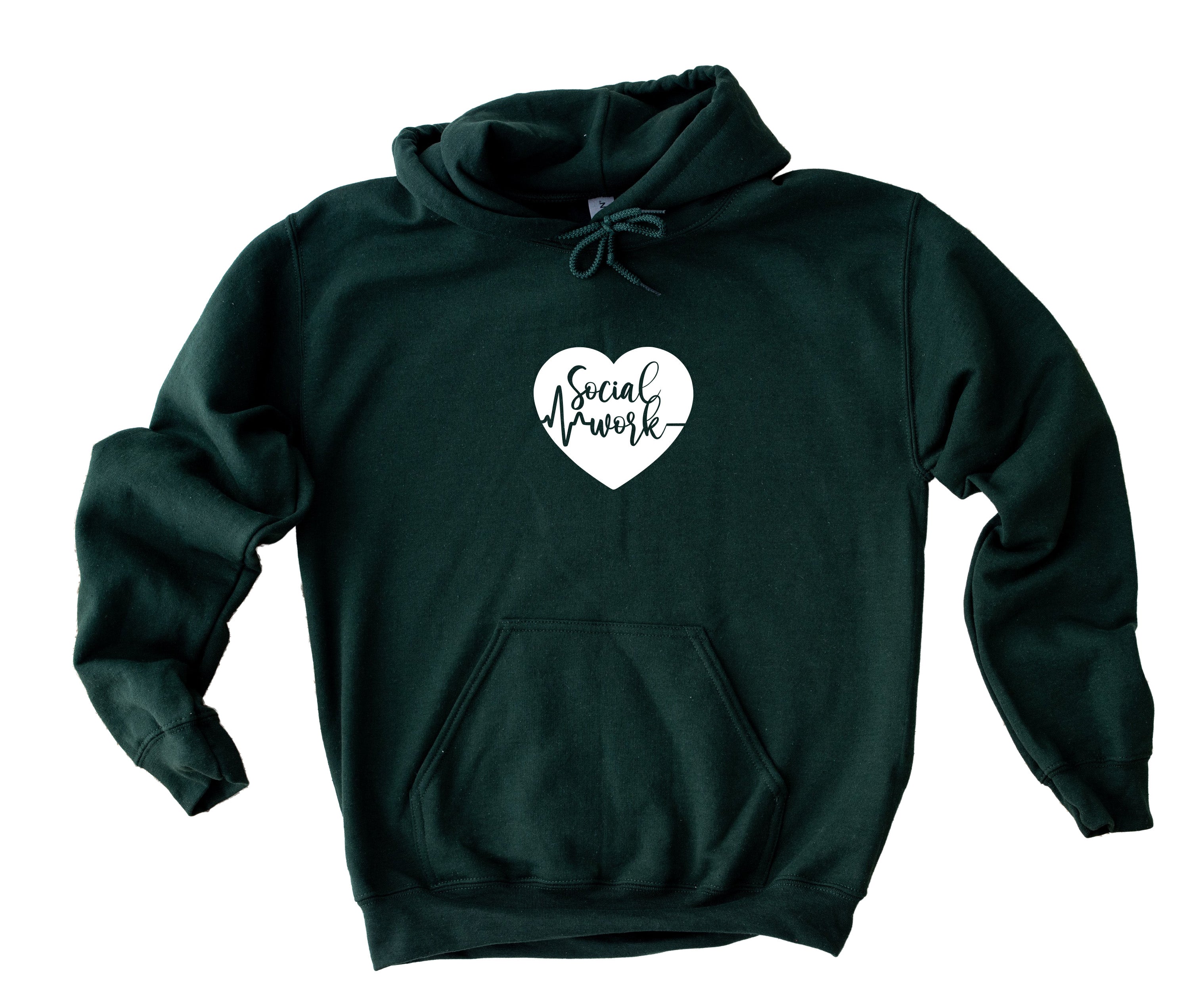 Queen Elizabeth Hospital Social Work - Everyday Hooded Sweatshirt - Lubdub Apparel