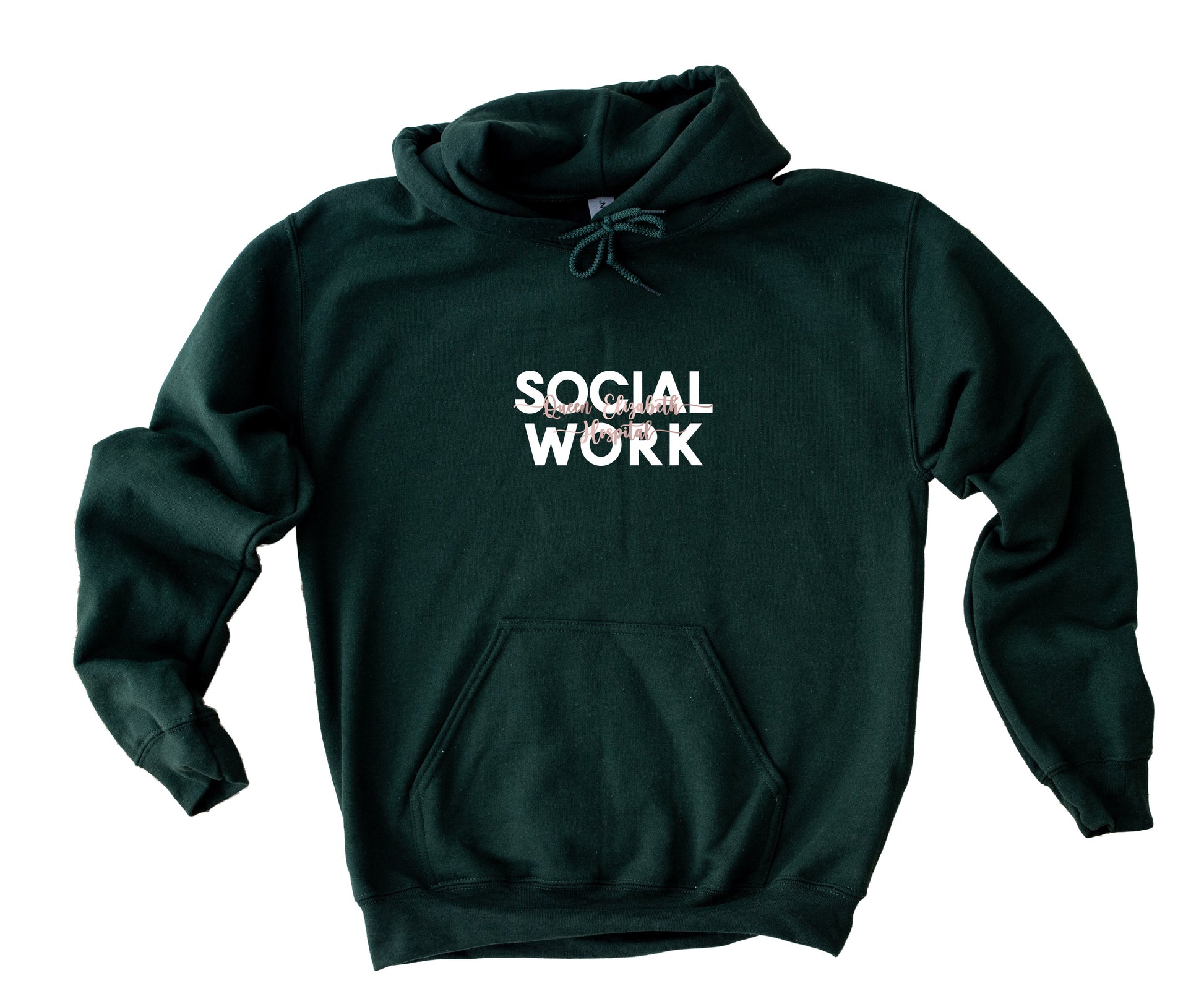 Queen Elizabeth Hospital Social Work - Everyday Hooded Sweatshirt - Lubdub Apparel