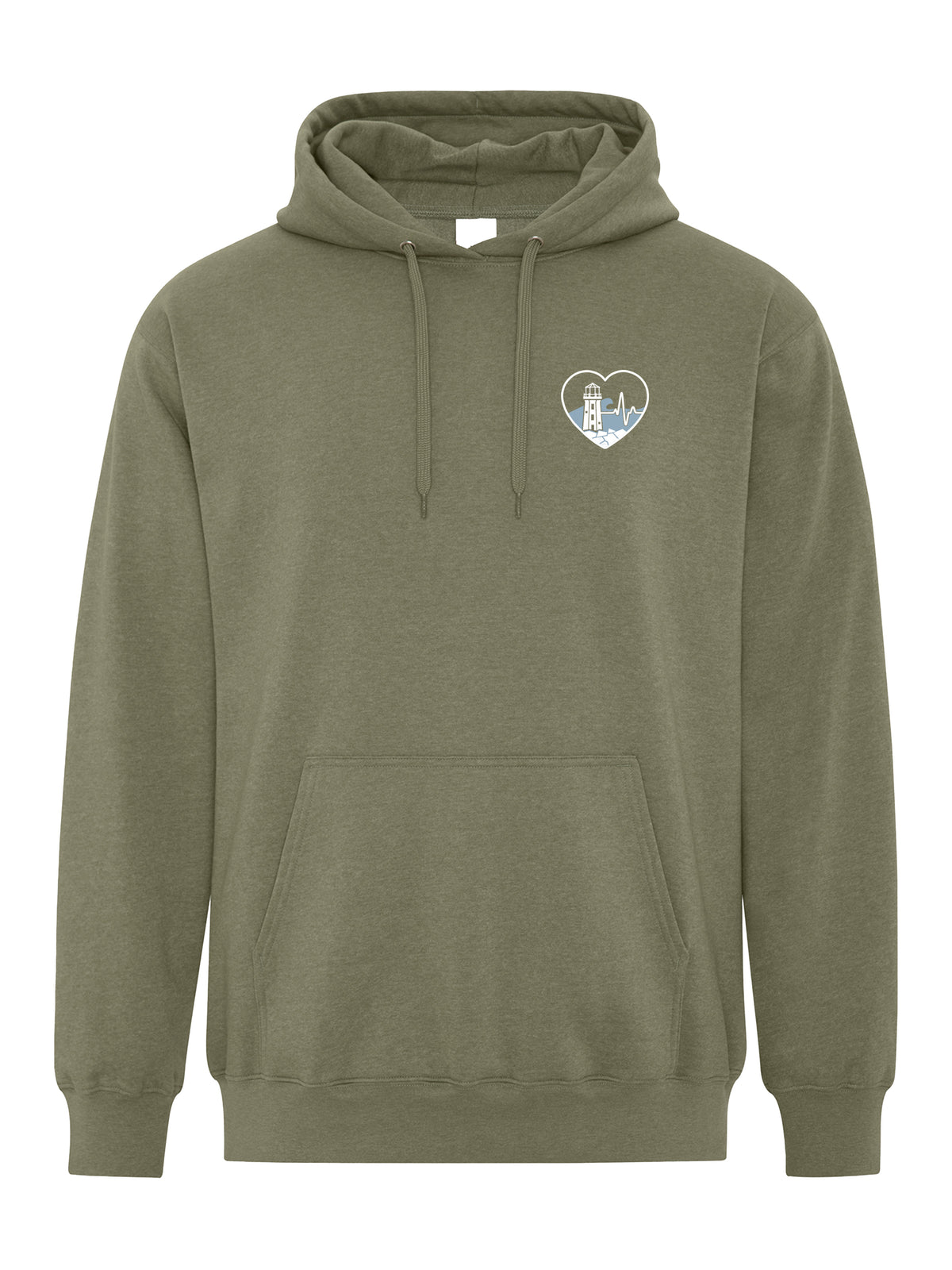 Across Canada ECG Heart - Elevated Shift Hoodie