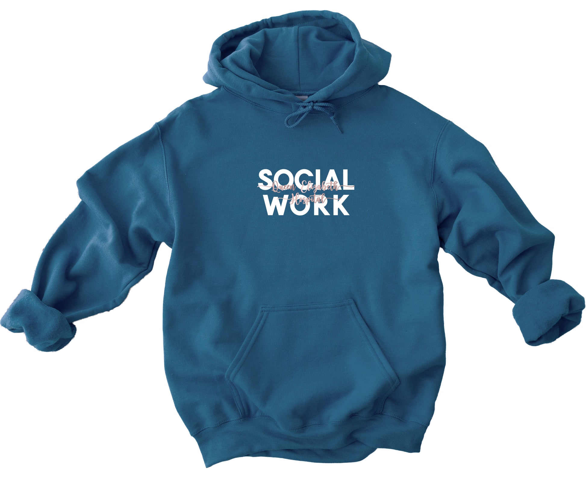 Queen Elizabeth Hospital Social Work - Everyday Hooded Sweatshirt - Lubdub Apparel