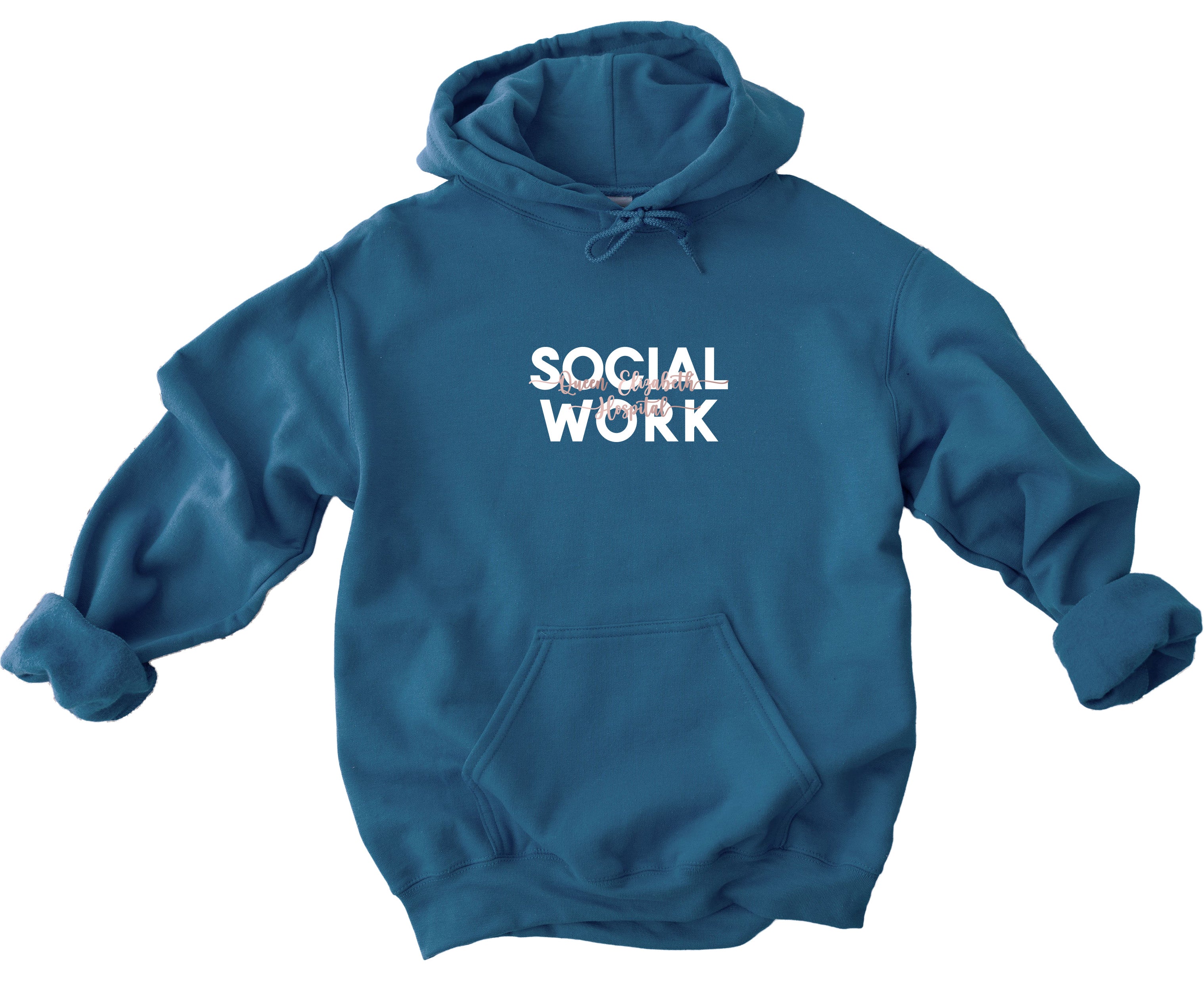 Queen Elizabeth Hospital Social Work - Everyday Hooded Sweatshirt - Lubdub Apparel