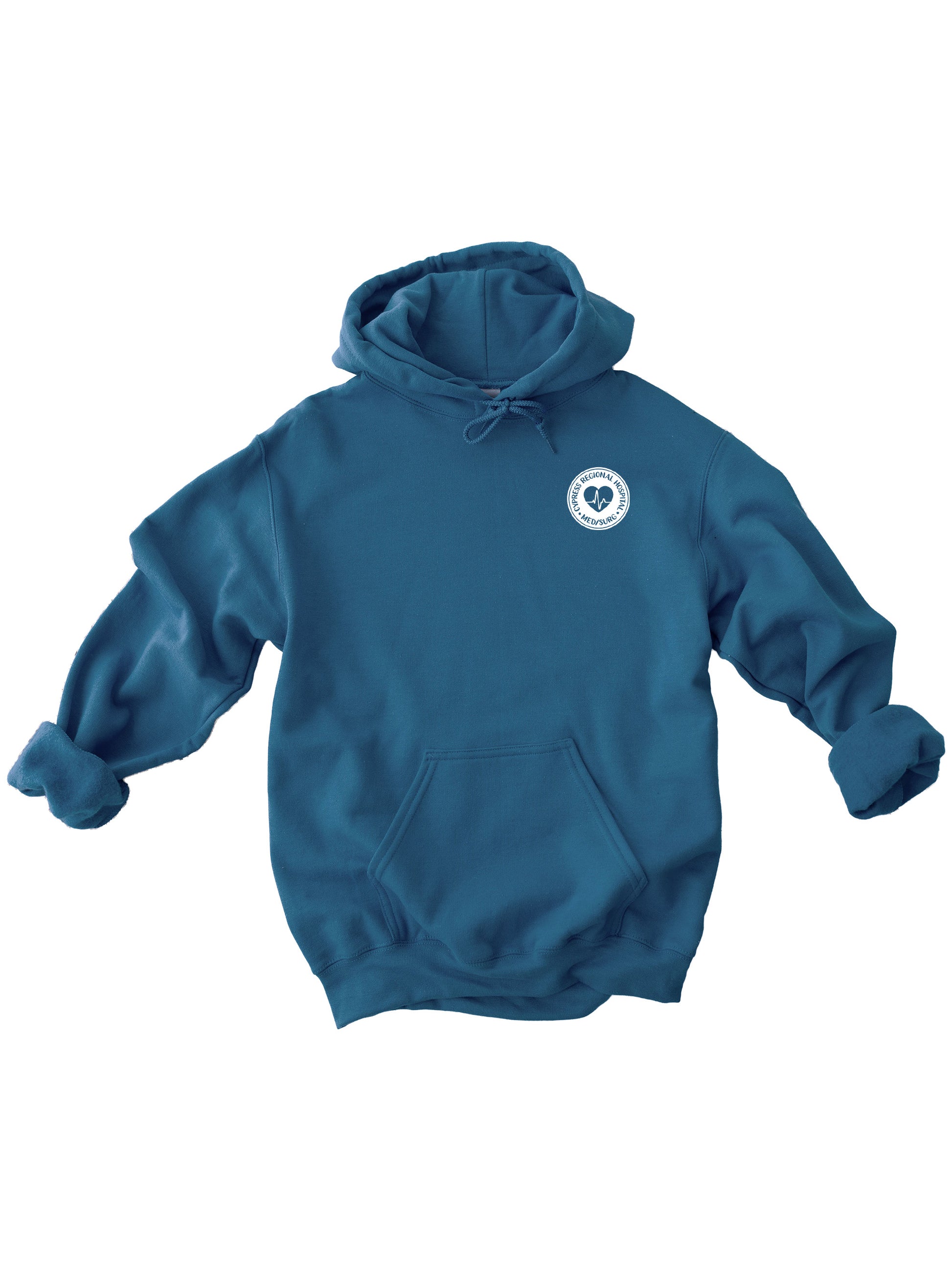 Cypress Regional Hospital Medical and Surgical Unit - Round 3 - Everyday Hooded Sweatshirt - Lubdub Apparel