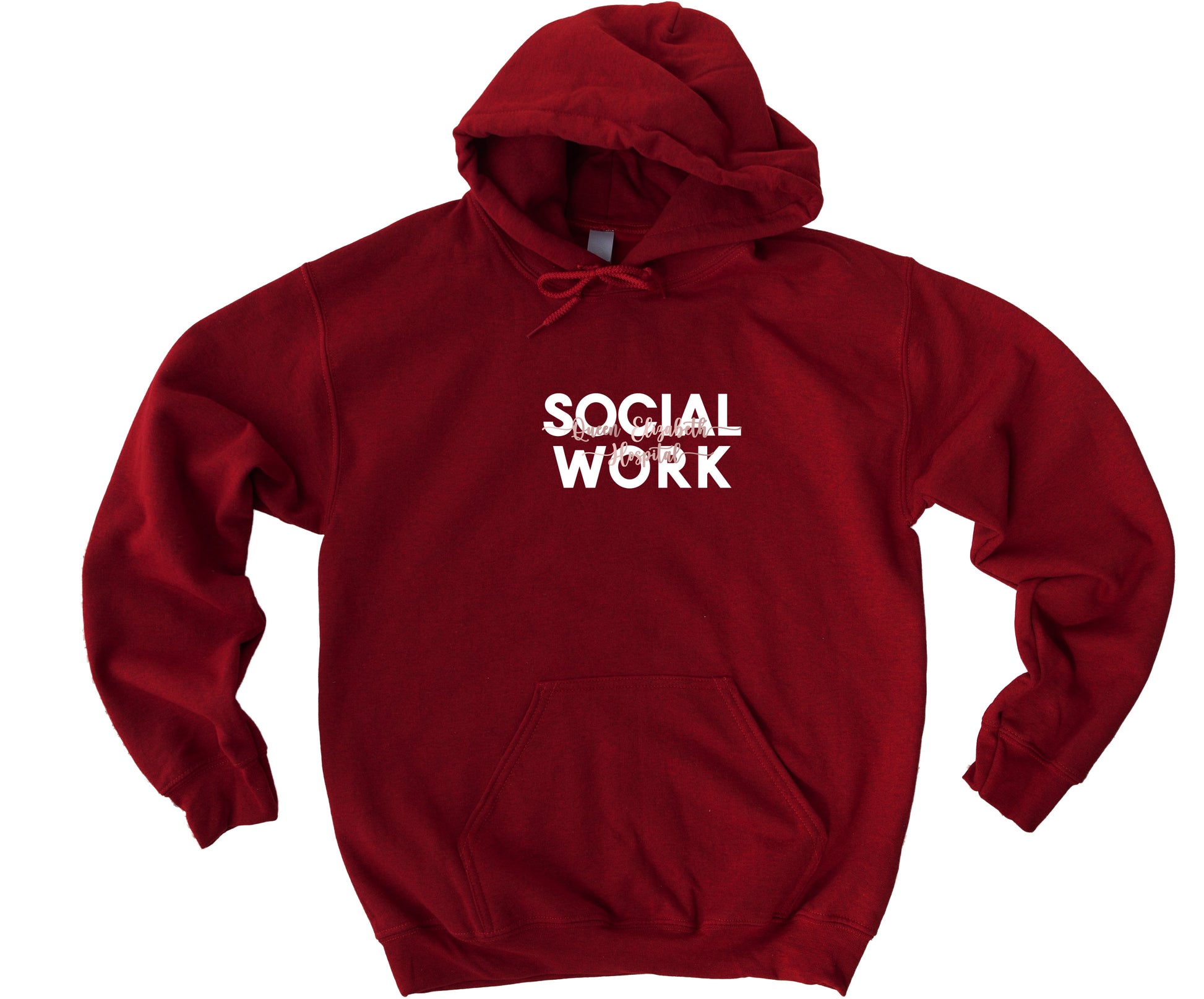 Queen Elizabeth Hospital Social Work - Everyday Hooded Sweatshirt - Lubdub Apparel