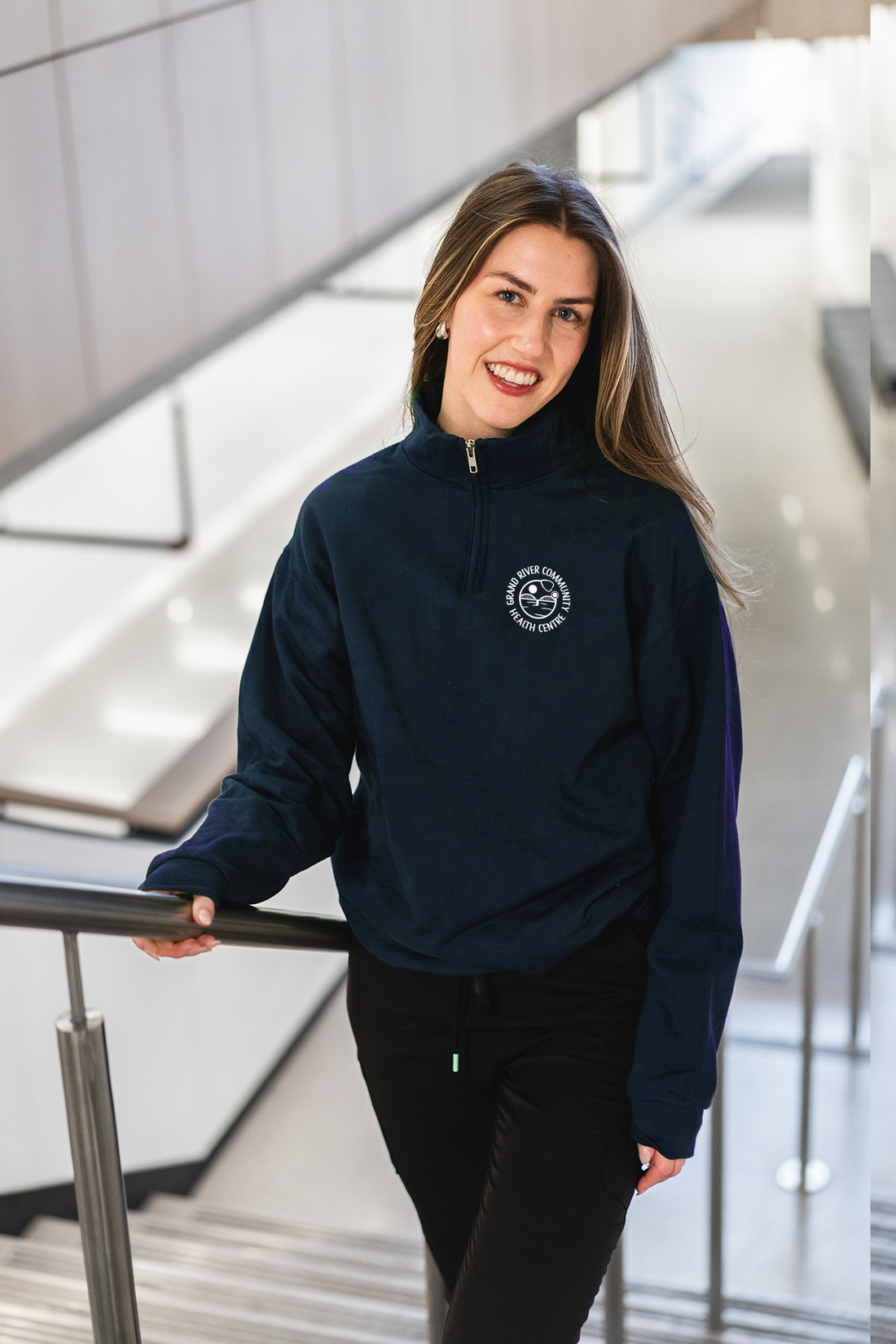 Grand River Community - ONA Local 7 - Elevate 1/4 Zip Jacket - Lubdub Apparel