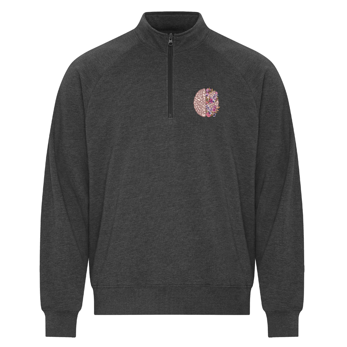 Floral Sketch - Featherweight 1/4 Zip Sweatshirt