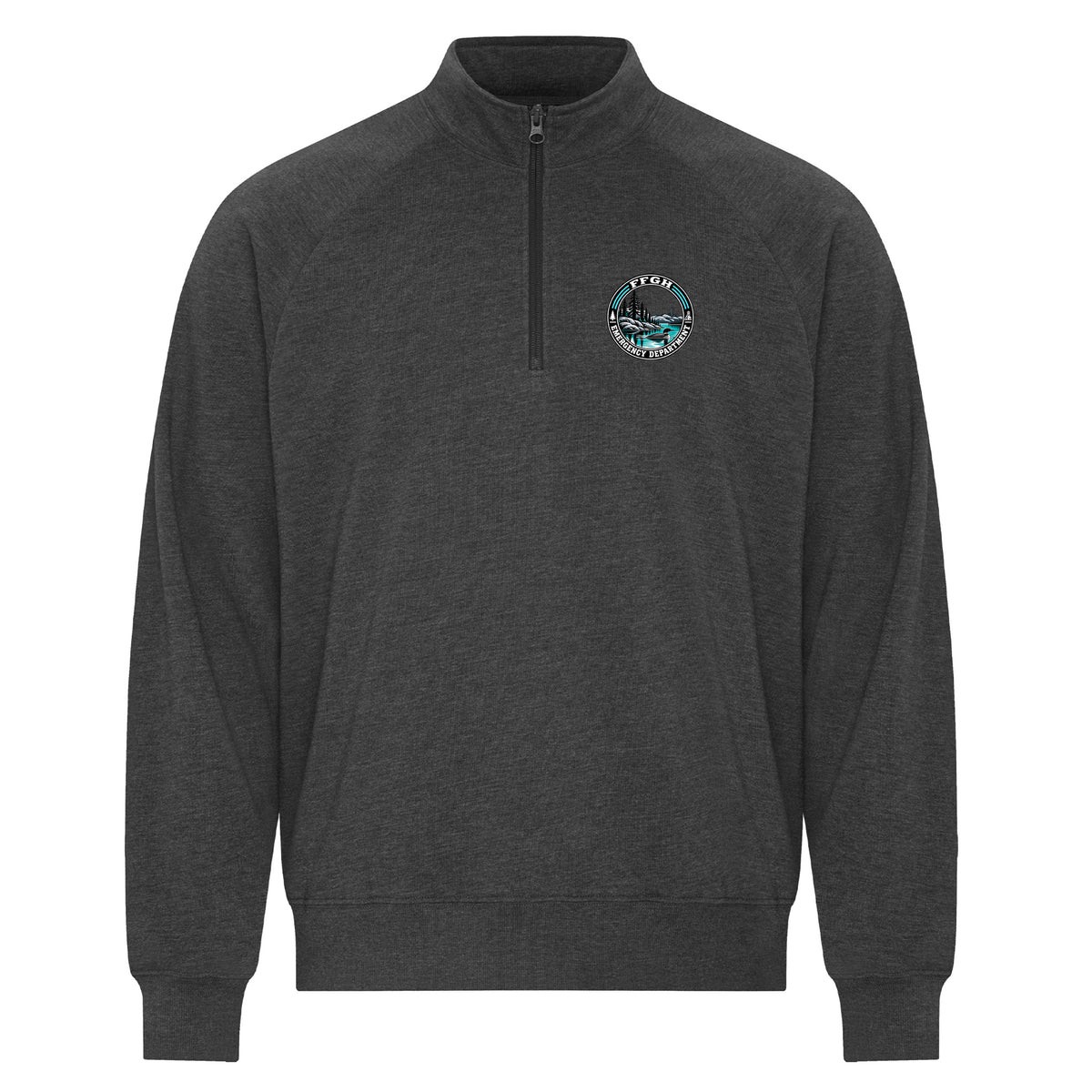 Flin Flon General Hospital Emergency Department - Featherweight 1/4 Zip Sweatshirt