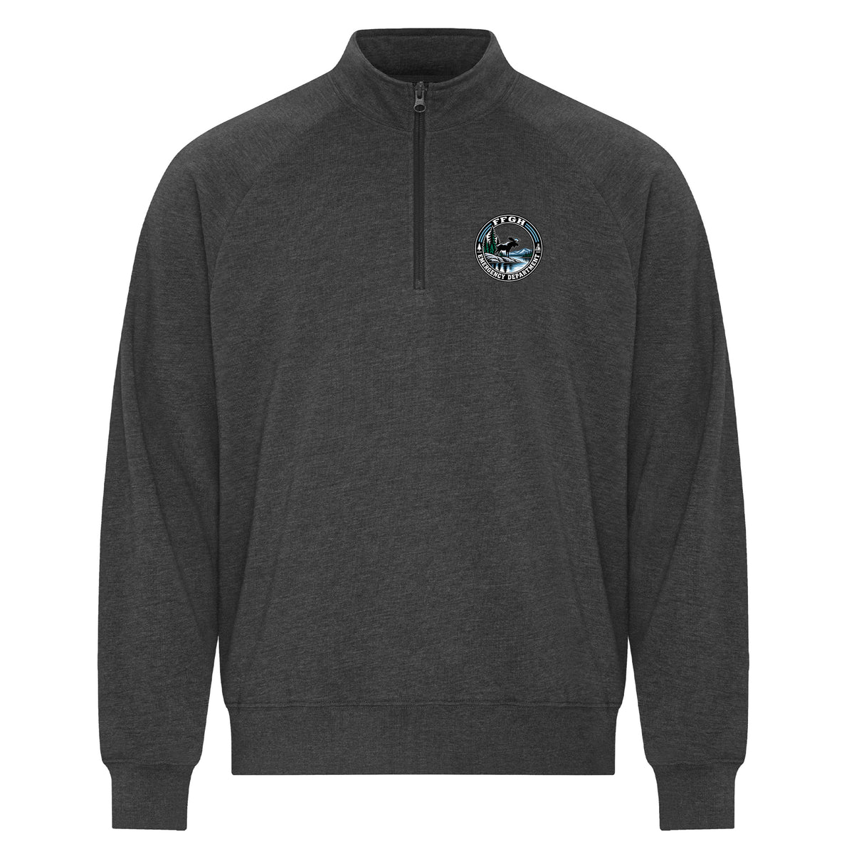 Flin Flon General Hospital Emergency Department - Featherweight 1/4 Zip Sweatshirt