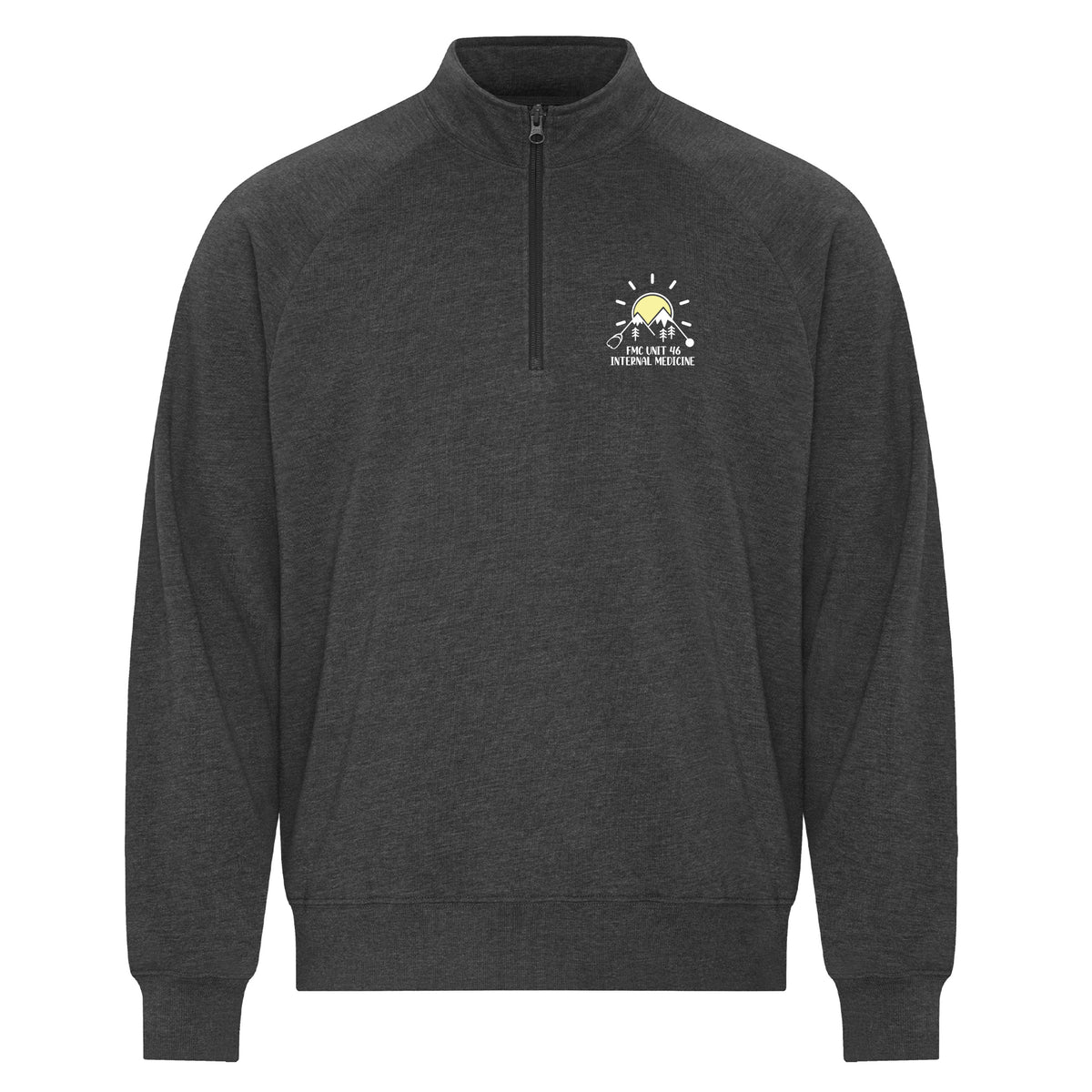 Foothills Medical Center Unit 46 Internal Medicine - Featherweight 1/4 Zip Sweatshirt