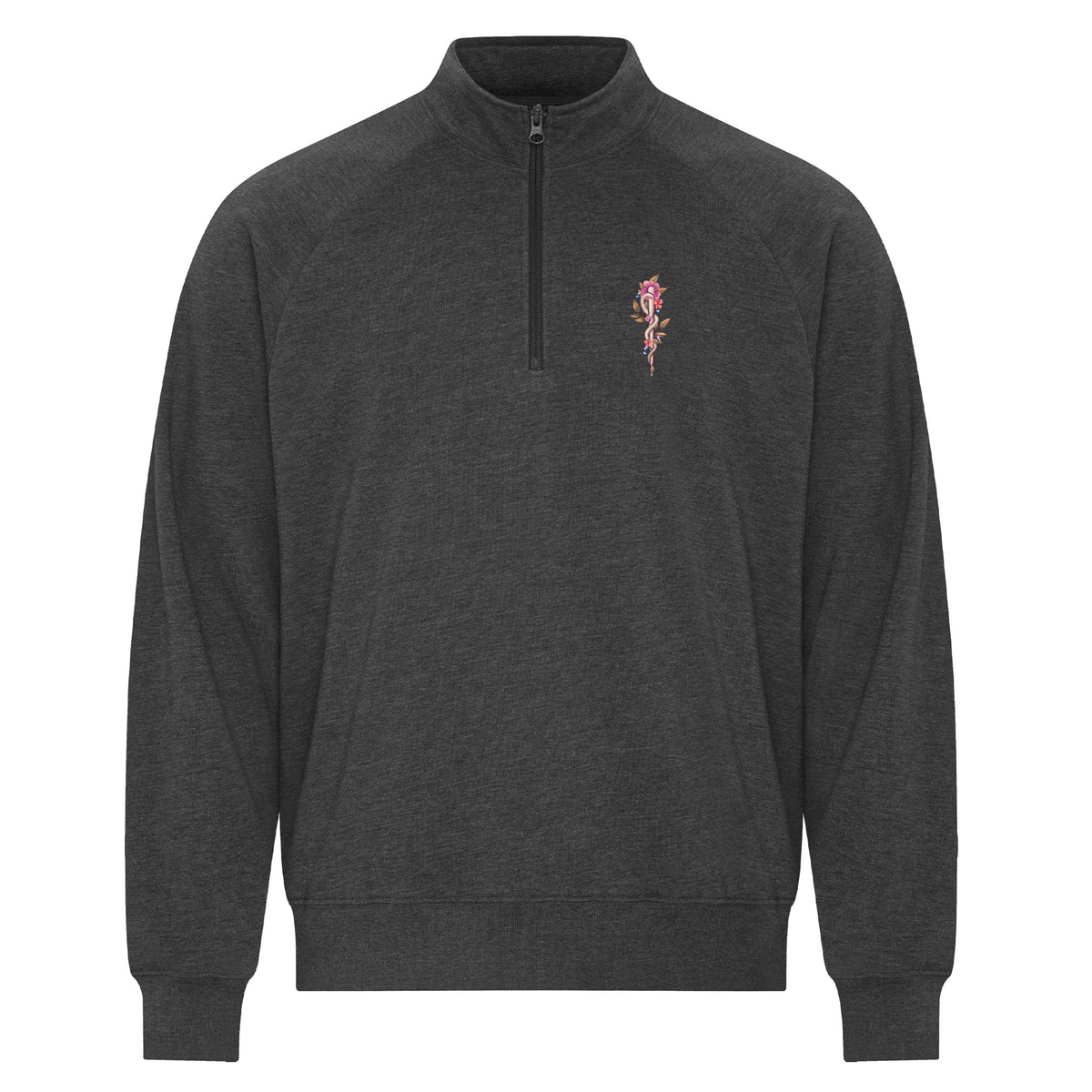 Floral Sketch - Featherweight 1/4 Zip Sweatshirt