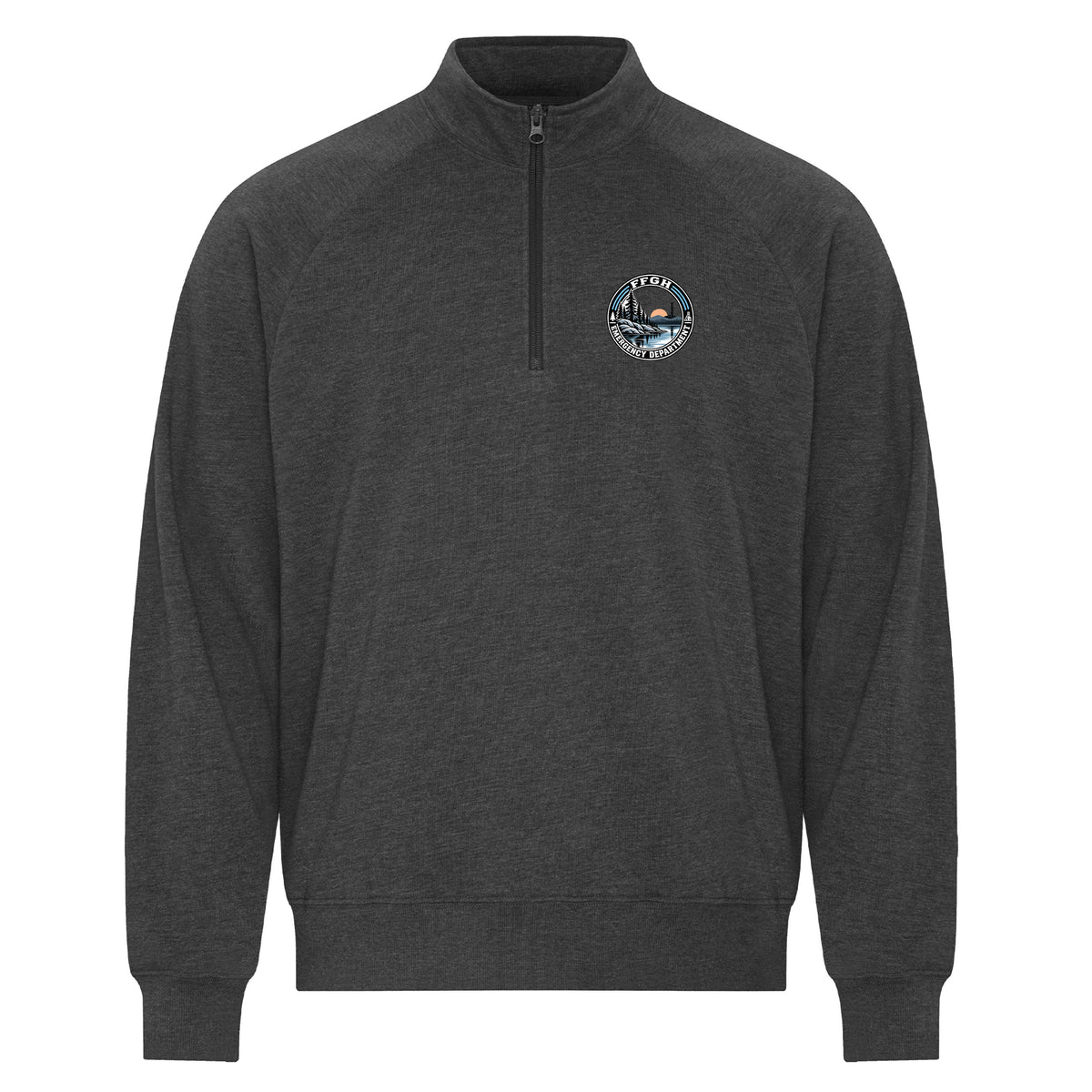 Flin Flon General Hospital Emergency Department - Featherweight 1/4 Zip Sweatshirt