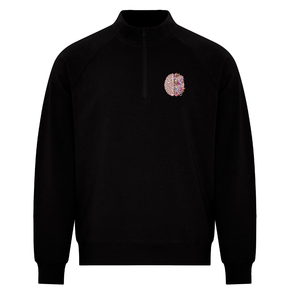 Floral Sketch - Featherweight 1/4 Zip Sweatshirt