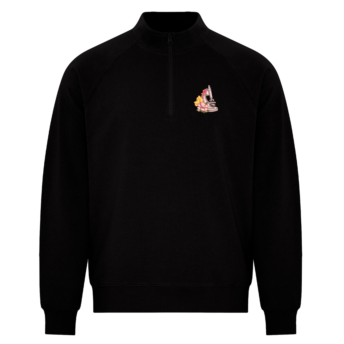 Floral Sketch - Featherweight 1/4 Zip Sweatshirt