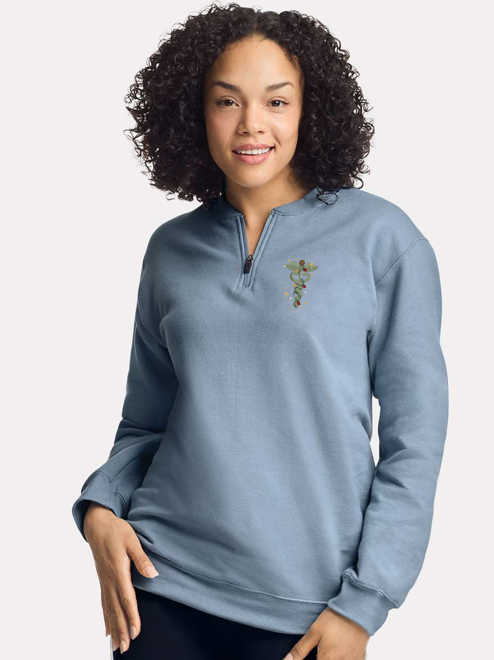 Medical Holiday - 1/4 Zip Crew Sweatshirt