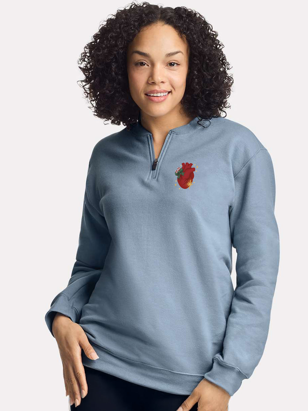 Medical Holiday - 1/4 Zip Crew Sweatshirt