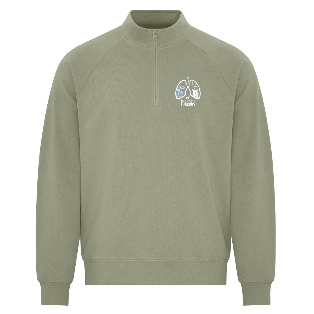 Victoria General Hospital 6B Thoracic Surgery - Featherweight 1/4 Zip Sweatshirt
