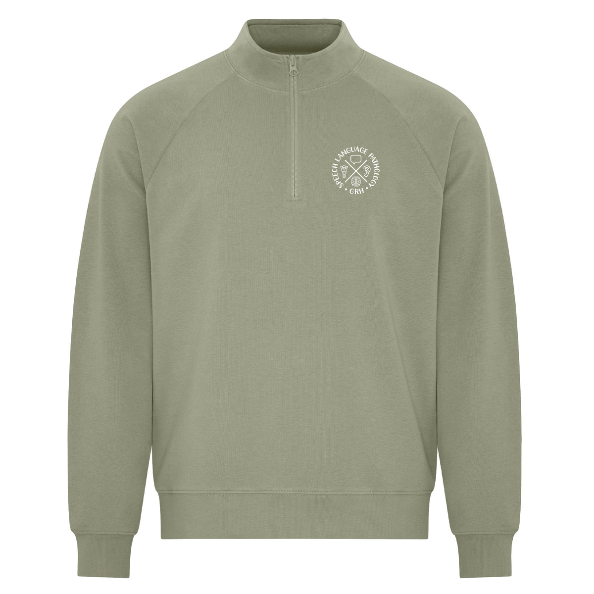 Glenrose Rehabilitation Hospital Speech Language Pathology - Featherweight 1/4 Zip Sweatshirt