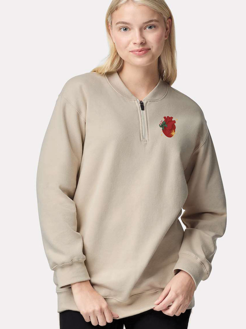 Medical Holiday - 1/4 Zip Crew Sweatshirt