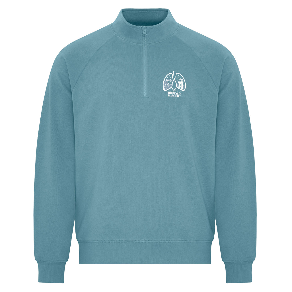 Victoria General Hospital 6B Thoracic Surgery - Featherweight 1/4 Zip Sweatshirt