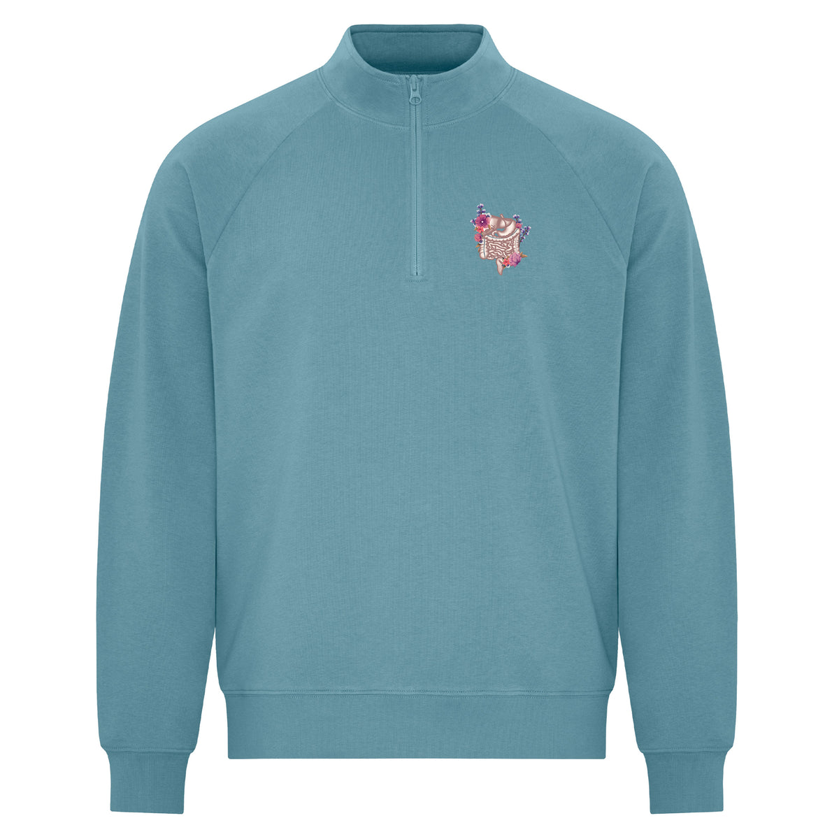 Floral Sketch - Featherweight 1/4 Zip Sweatshirt