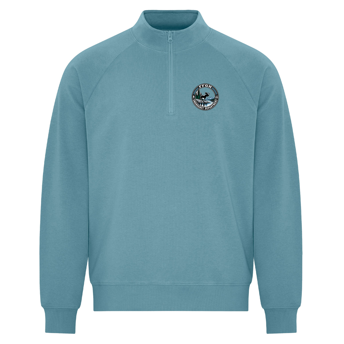 Flin Flon General Hospital Emergency Department - Featherweight 1/4 Zip Sweatshirt